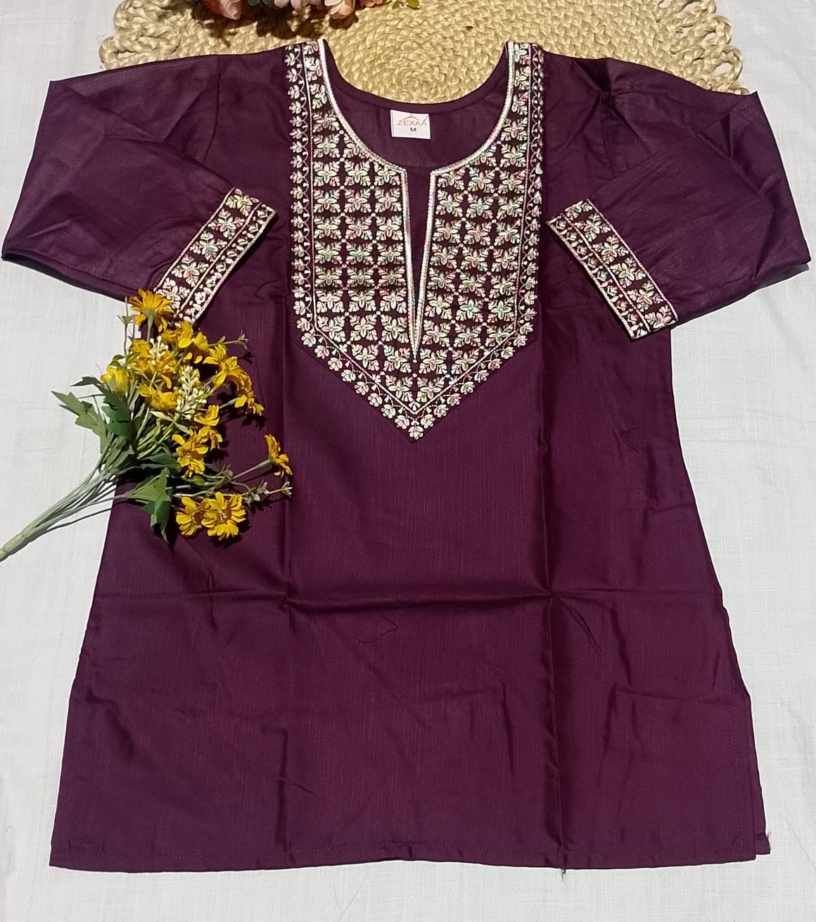 NEW LAUNCHING BEAUTIFUL TUNIC  - Purple - image_03_f5af81ac9483.jpg