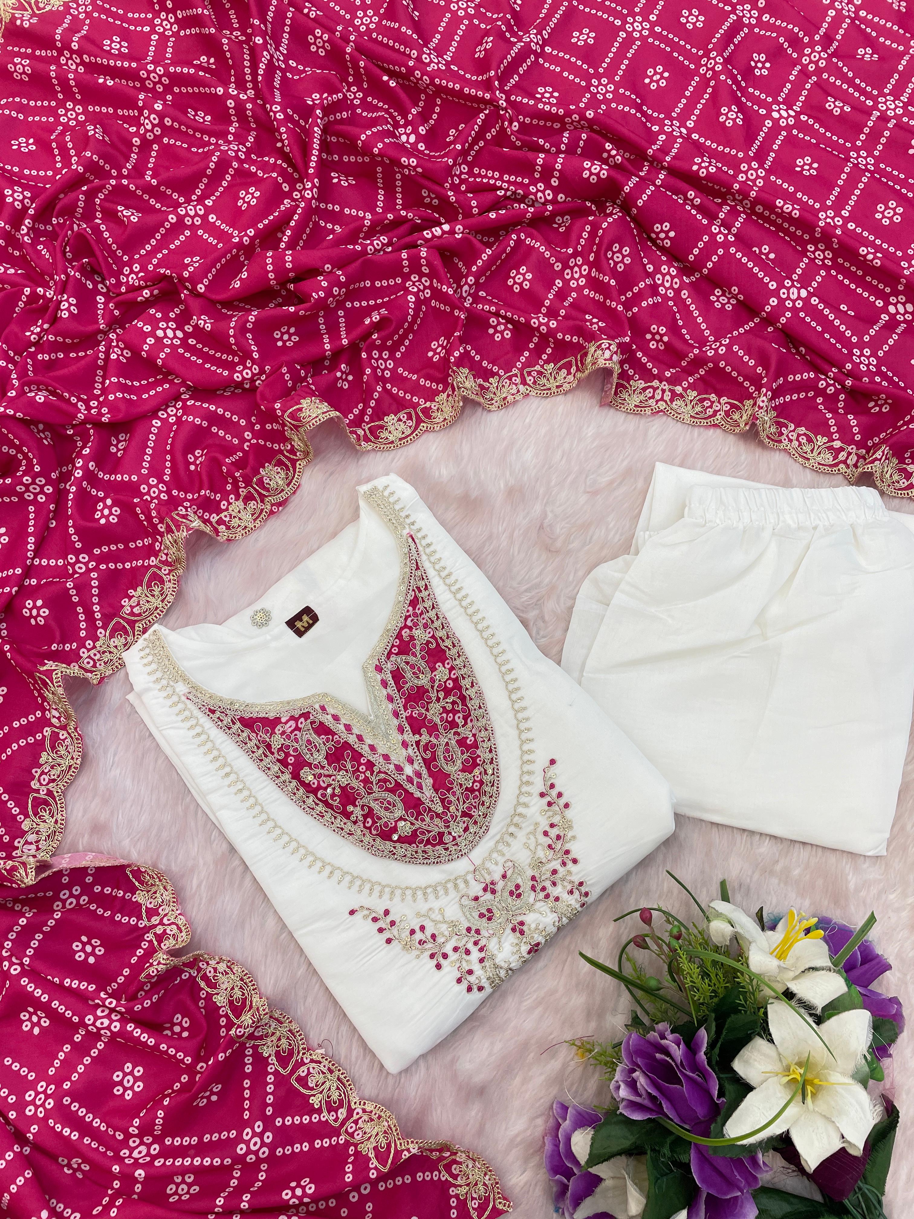 Presenting New Roman Fabric beautiful suit set - White - image_05_b84d49a654f8.jpg