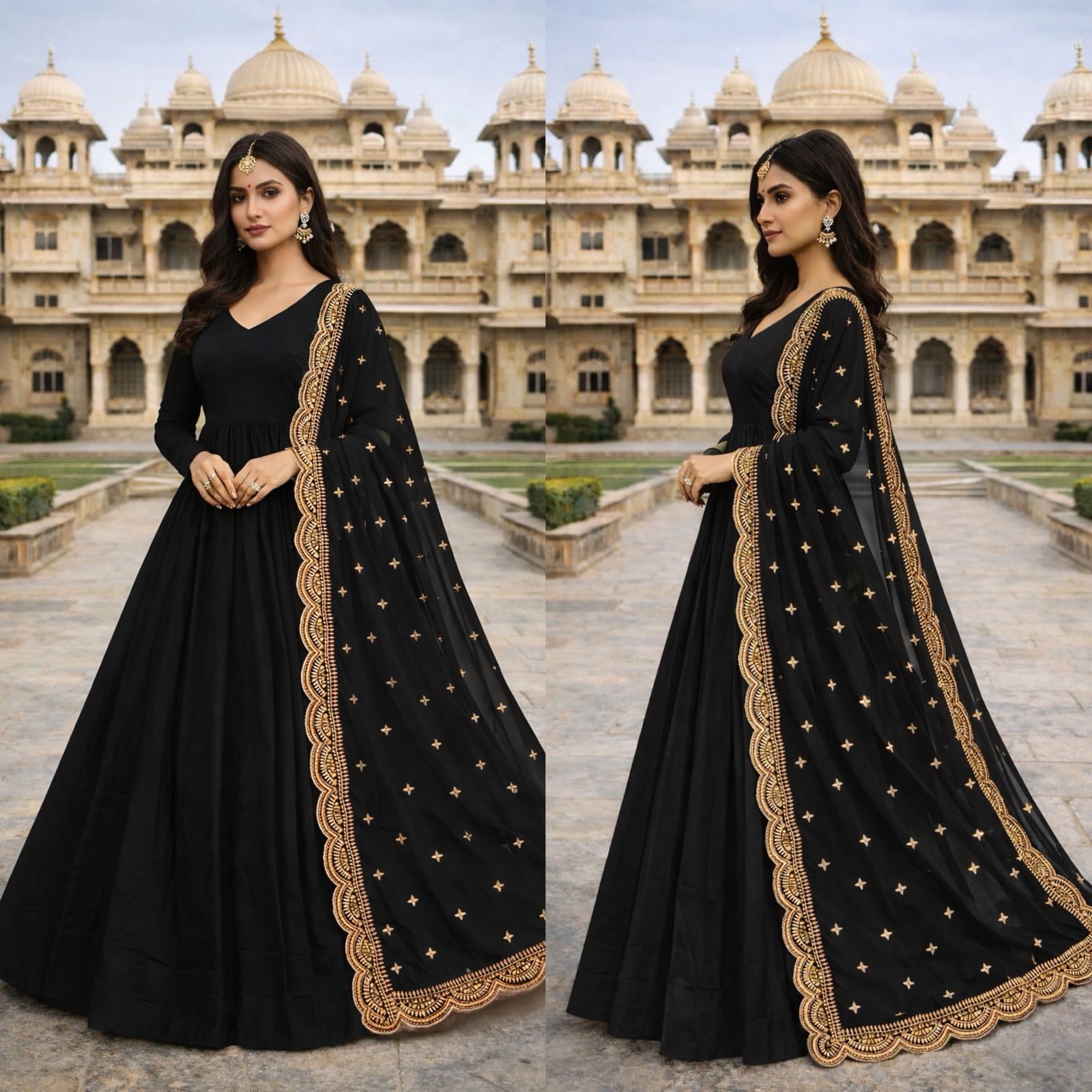 This colourfull & fresh look outfit is perfect for upcoming festivities and weddings which provides you more comfort and style - Black - image_02_6d334e576ca4.jpg