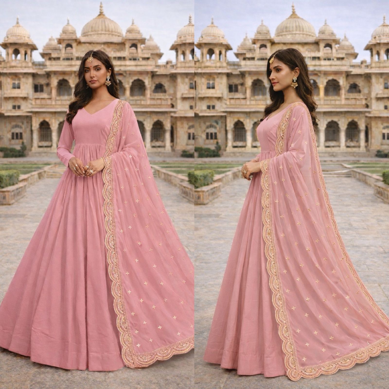 This colourfull & fresh look outfit is perfect for upcoming festivities and weddings which provides you more comfort and style - Light Pink - image_03_d69a2616131b.jpg