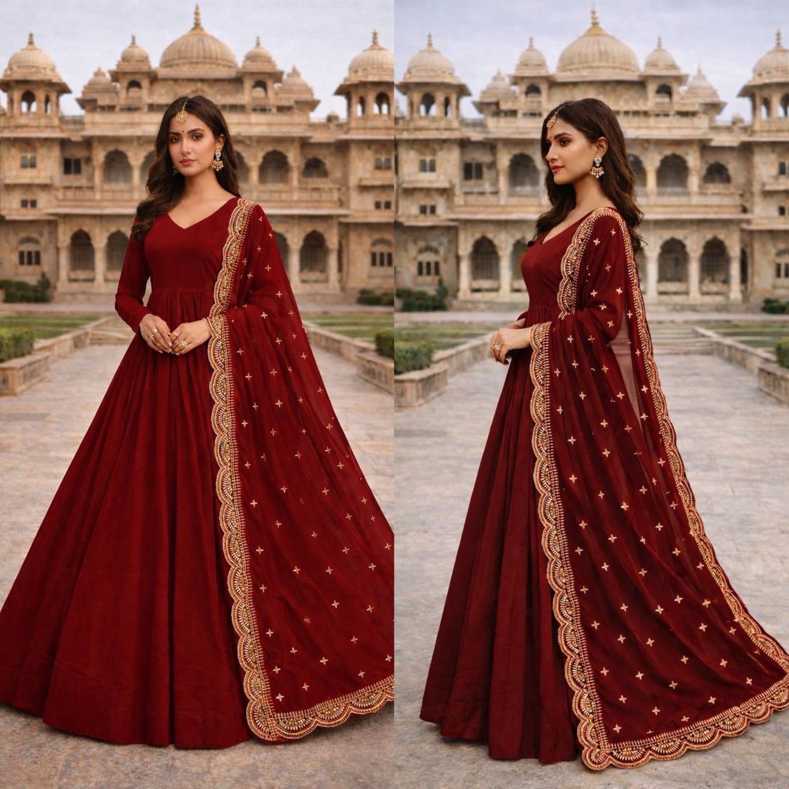 This colourfull & fresh look outfit is perfect for upcoming festivities and weddings which provides you more comfort and style - Marun - image_01_54b531b6f7f9.jpg